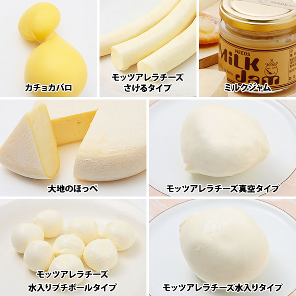 北海道十勝産 ナチュラルチーズ7種セット【PDF】