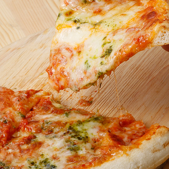 モッツアレラチーズをたっぷり使ったオリジナルピザ 4種セット【PDF】