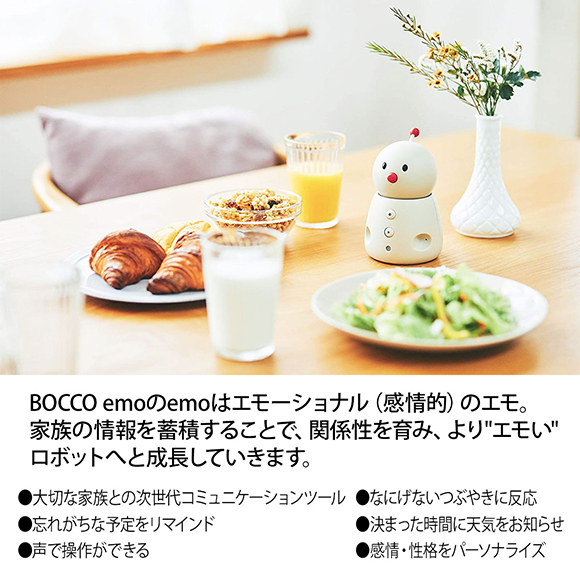 コミュニケーションファミリーロボットBOCCO emo